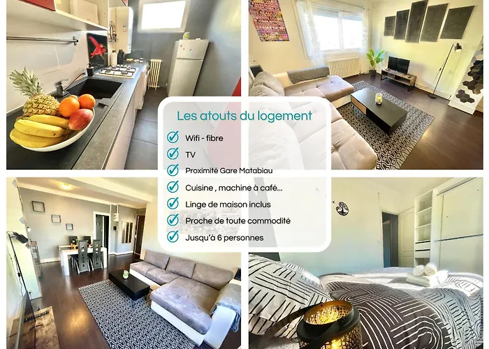 Pause Sur Le Quai  Entrée Autonome - Wifi - 2ch Appartamento *