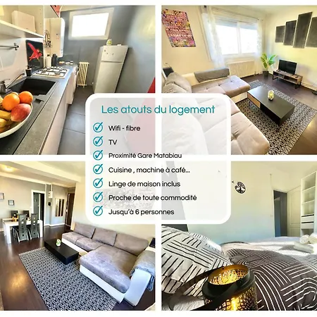 Pause Sur Le Quai  Entrée Autonome - Wifi - 2ch Appartement *